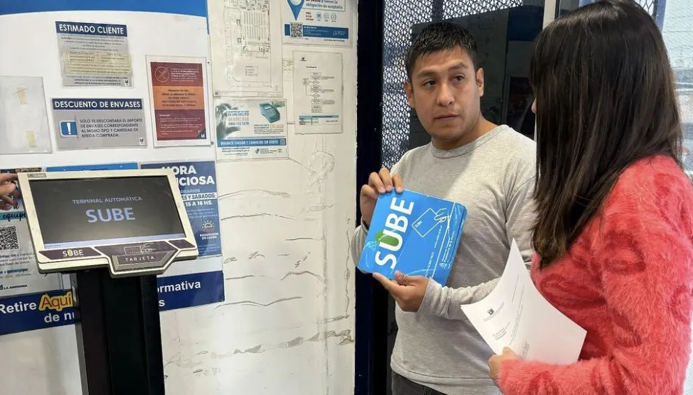 Instalaron un nuevo tótem para acreditar saldo en tarjeta SUBE en Cipolletti