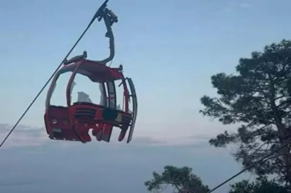Tragedia en teleférico de Turquía deja un muerto y siete heridos