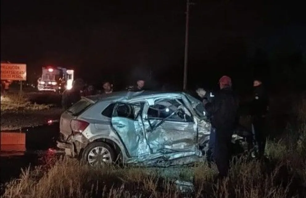 Tragedia: un muerto en un choque frontal en la “ruta del petróleo”