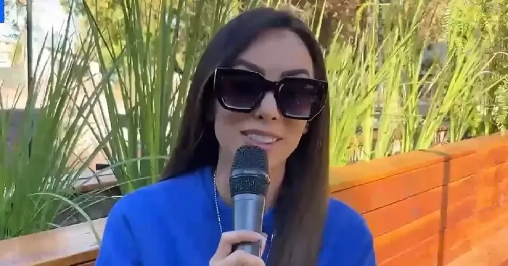 La amante de Jorge Rojas plantó a un móvil en vivo tras revelarse su pasado mediático