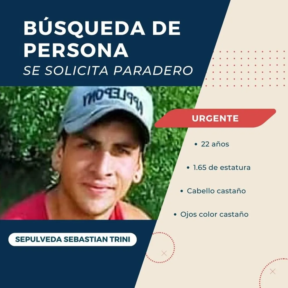 Continúa la búsqueda de un joven de 22 años que desapareció en marzo