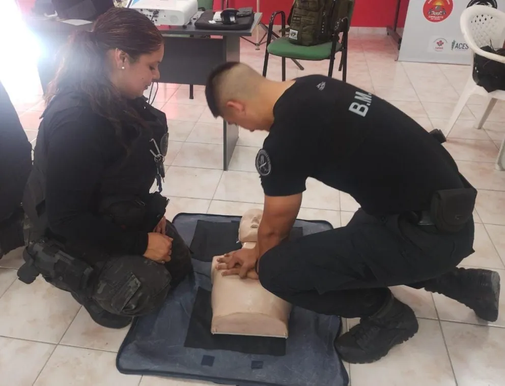 Personal de la BMA se capacitó para garantizar la seguridad de la comunidad 