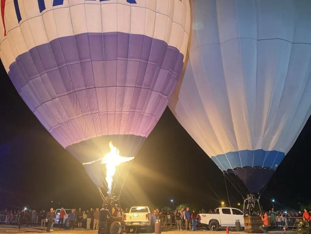 Gran show de globos aerostáticos en Cipolletti en la antesala del Show Aéreo 2024