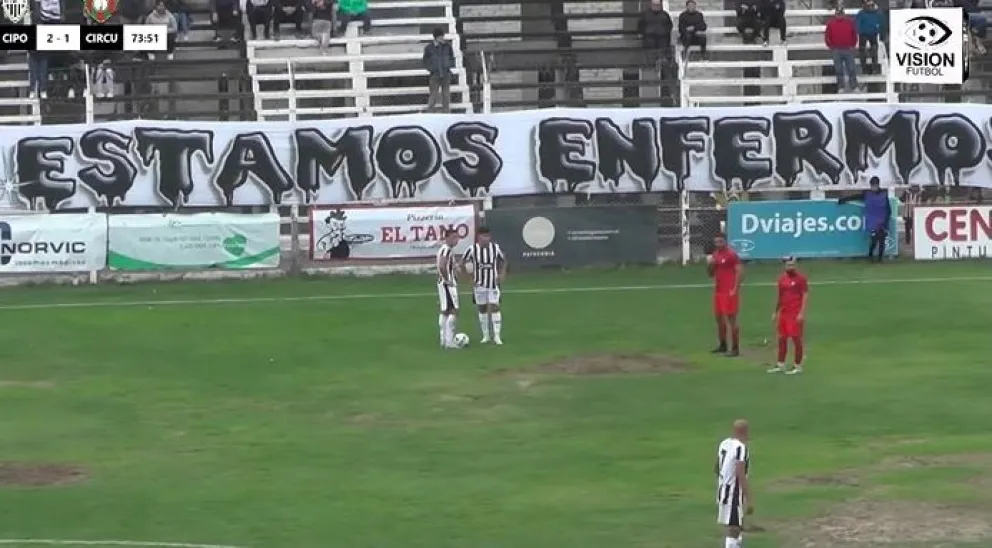 Ganó Cipolletti 2 a 1 a Círculo Deportivo por la quinta fecha 