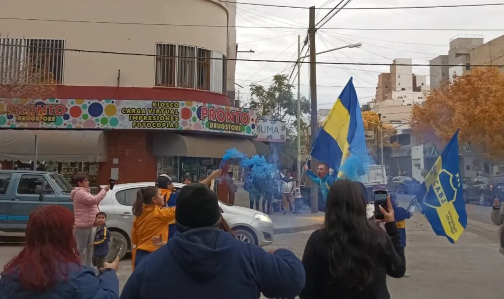 Cipo festejó con la azul y oro el Superclásico del domingo