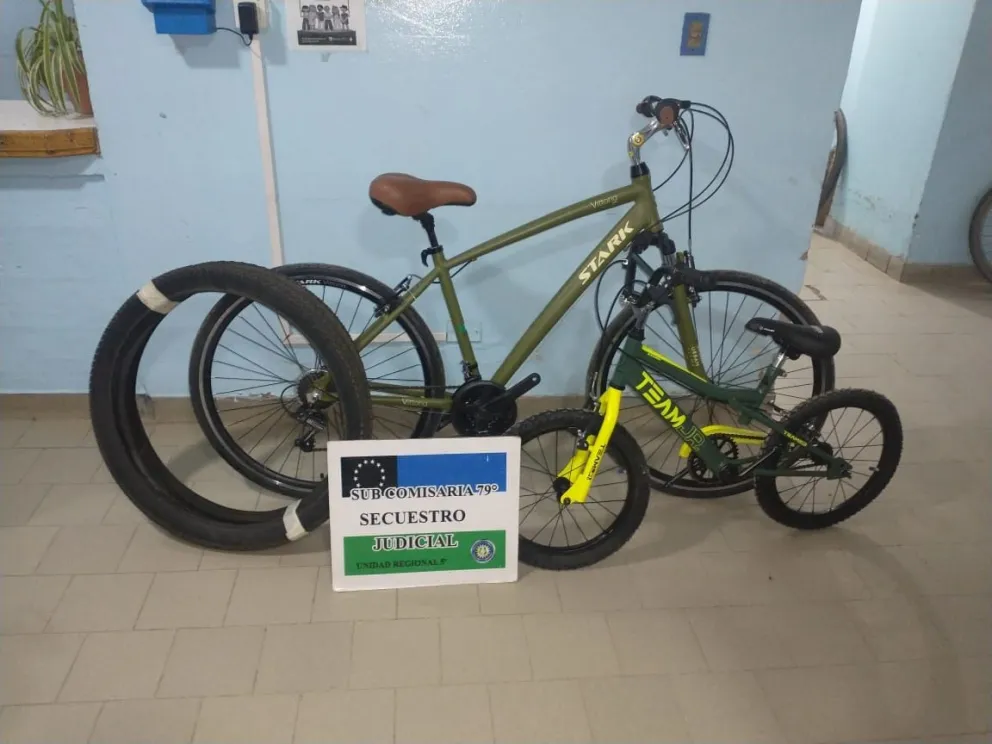 Recuperaron los bienes robados en la casa del bicicletero