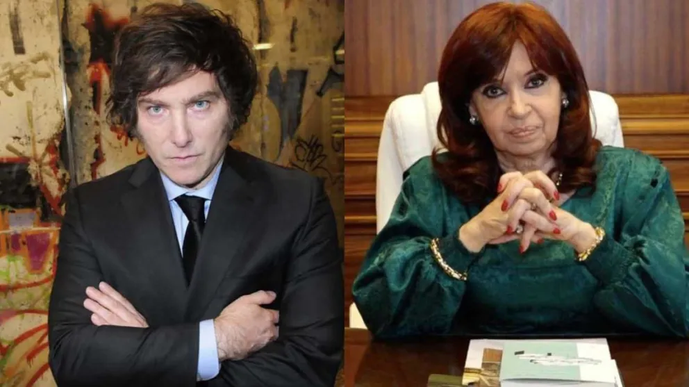 El presidente Javier Milei salió a responderle duramente a Cristina Kirchner 