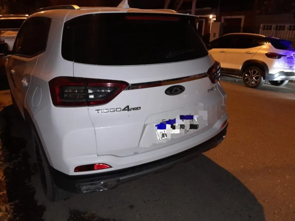 Hallaron una camioneta robada en El Manzanar