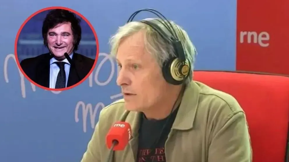 Viggo Mortensen critica duramente a Milei: "Muñeco de la derecha, manipulado por otros"