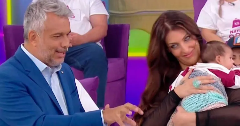 Mariana Petracca volvió a Cuestión de peso y Mario Massaccesi protagonizó un blooper con su bebé
