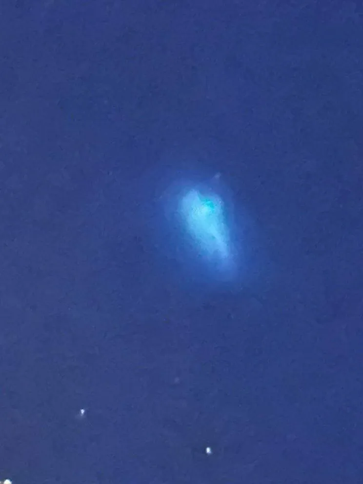 Que fueron las extrañas luces que se vieron en la noche del Alto Valle