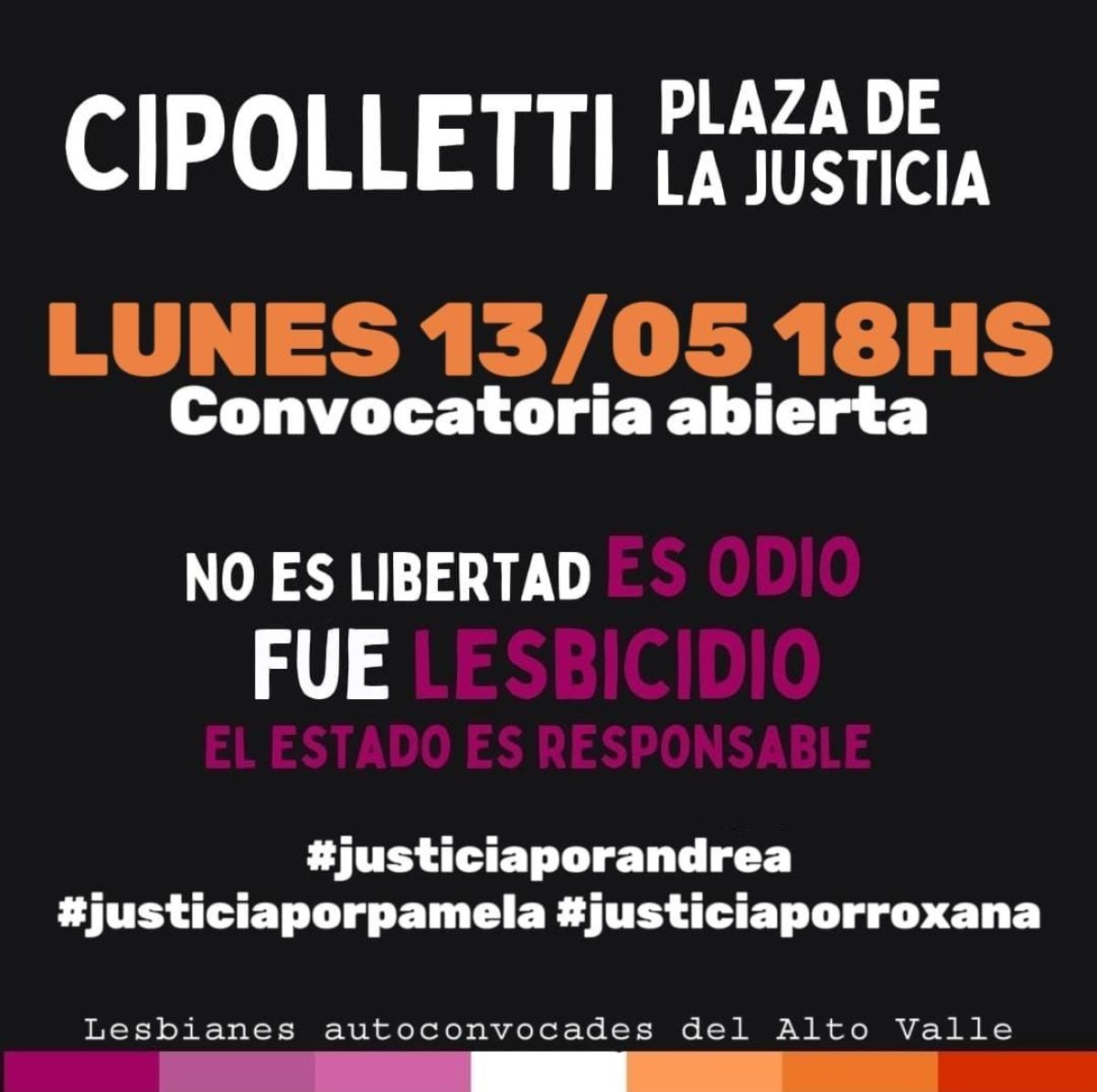 Habrá una manifestación en la ciudad por el triple lesbicidio ocurrido en la Capital Federal