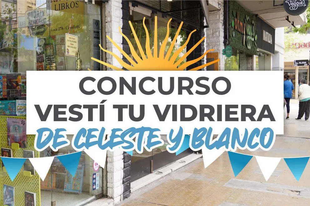 Gran concurso de vidrieras en celebración del 25 de Mayo