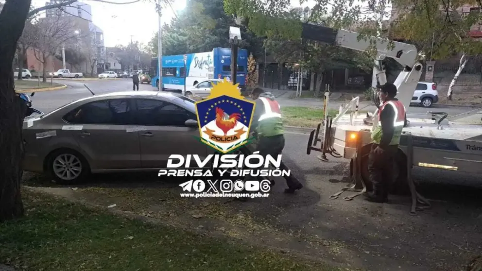 Por una mala maniobra en el tránsito logran detener a un delincuente con pedido de captura
