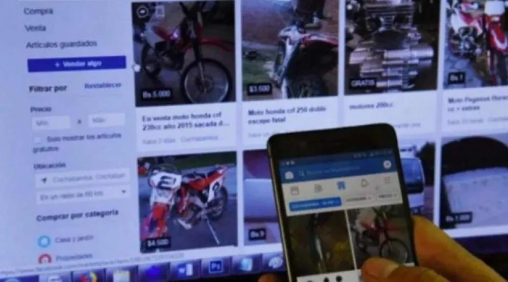 Vendían sillones robados por redes sociales, la dueña los reconoció y fueron detenidos 