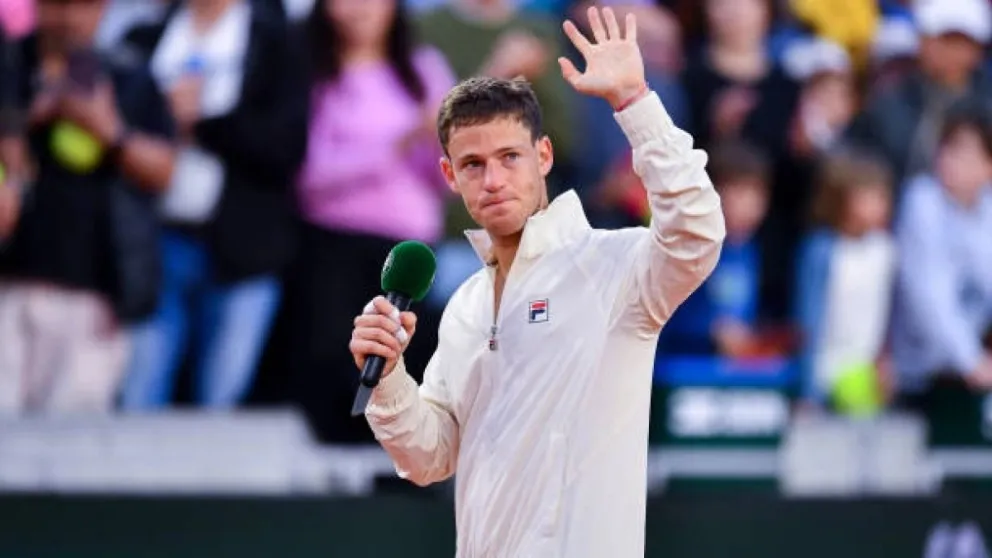 Emotiva despedida de Schwartzman en Roland Garros
