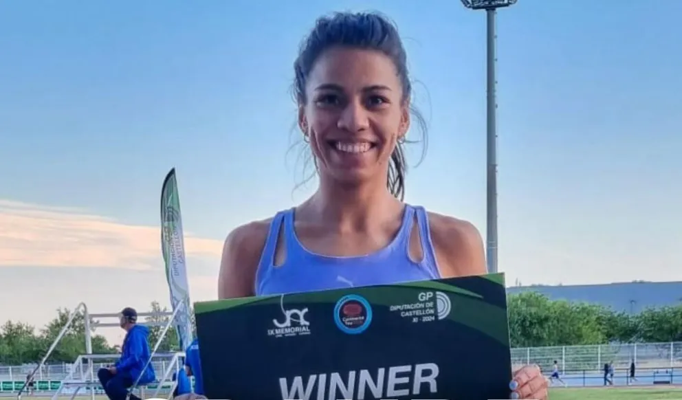La atleta cipoleña Escudero se quedó con el primer puesto en el Gran Premio de España