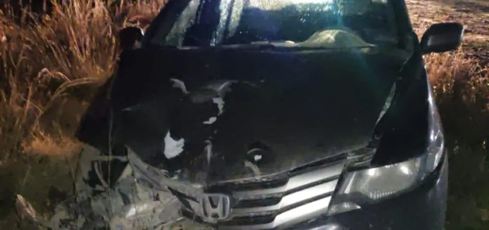 Un motociclista debió ser auxiliado luego de que un conductor ebrio lo chocara en Ruta 151