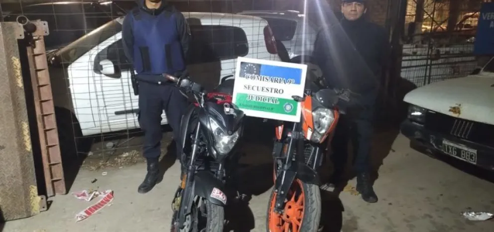 Recuperan en Río Negro dos motos con pedido de secuestro de Neuquén