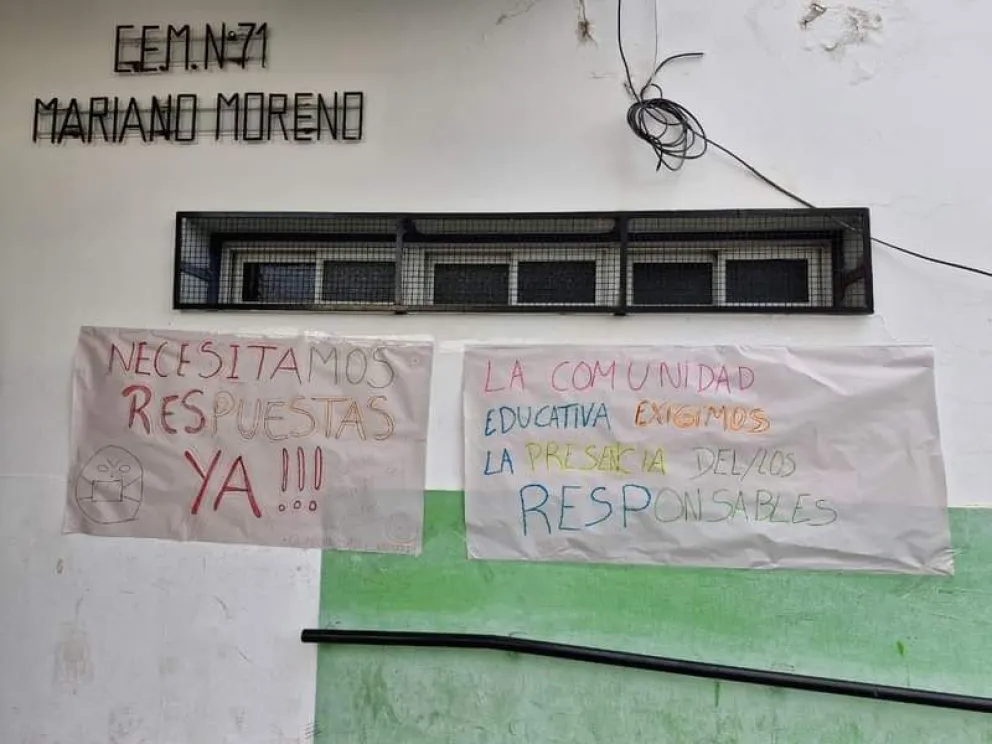 Grupos familiares realizaron en forma de protesta un “faltazo” en el ESRN 71