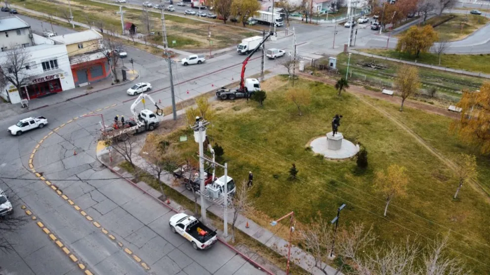 Desarrollaron importante obra eléctrica para mejorar el servicio del centro cipoleño