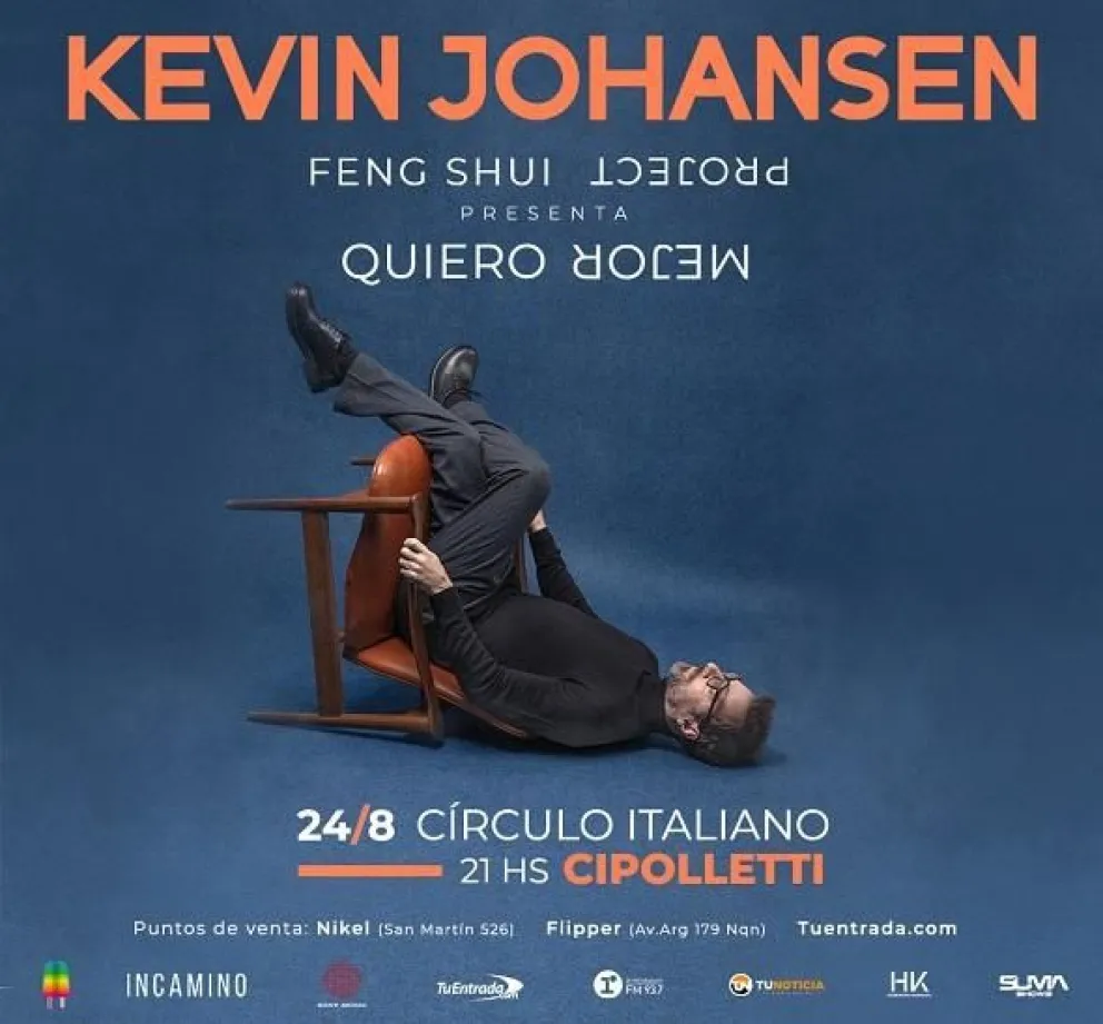 Llega Kevin Johansen a Cipolletti: conocé el valor de las entradas 