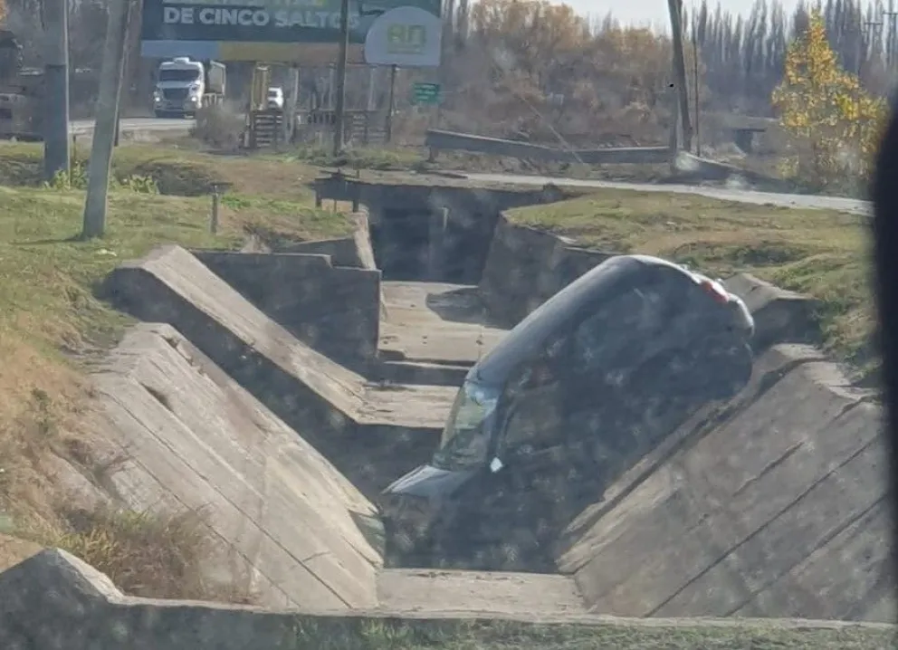 Dos hechos de tránsito en Ruta 151 sólo provocaron daños materiales 