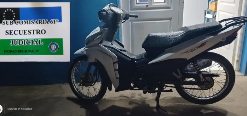 Recuperaron una moto la cual presentaba pedido de secuestro