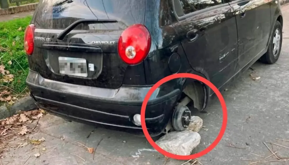Roba ruedas en acción: cuánto te puede salir el “chiste”