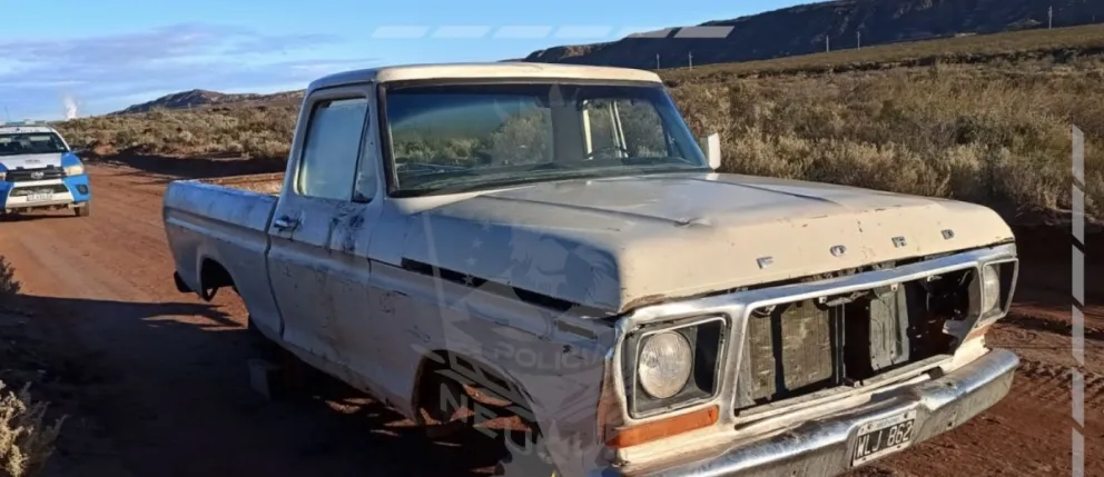 Recuperaron una camioneta abandonada:  había sido robada en la región