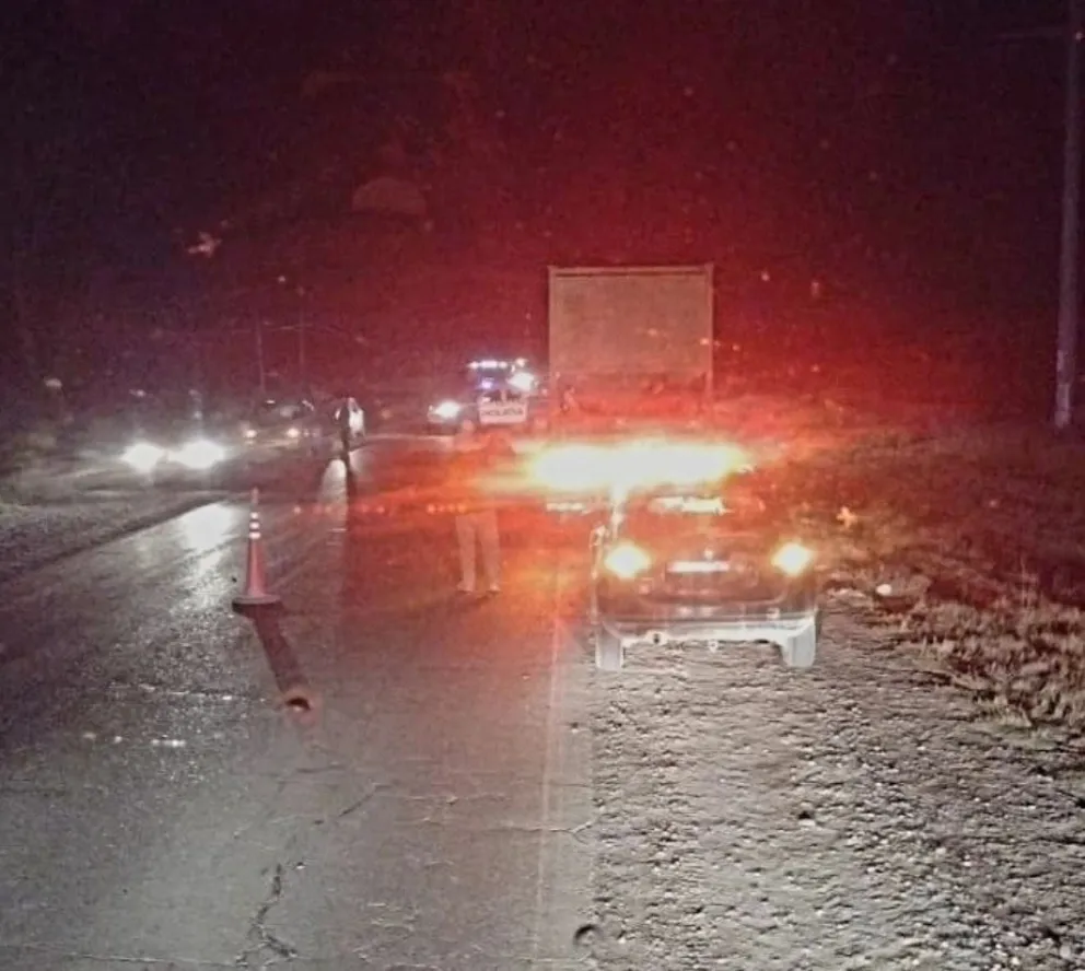 Una mujer murió tras impactar contra un camión en Ruta 7