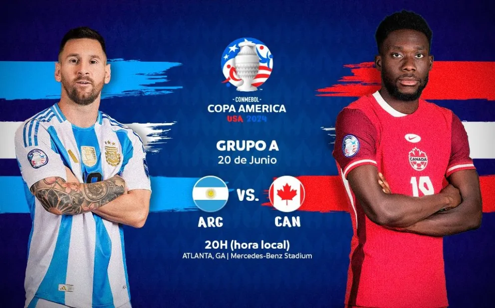 ¡Arranca la Copa América!: Argentina vs Canadá, todos los detalles