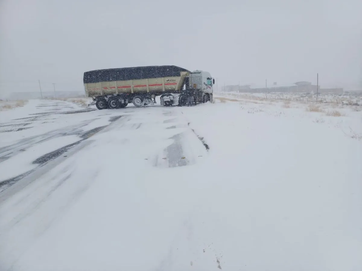 camion temporal de nieve