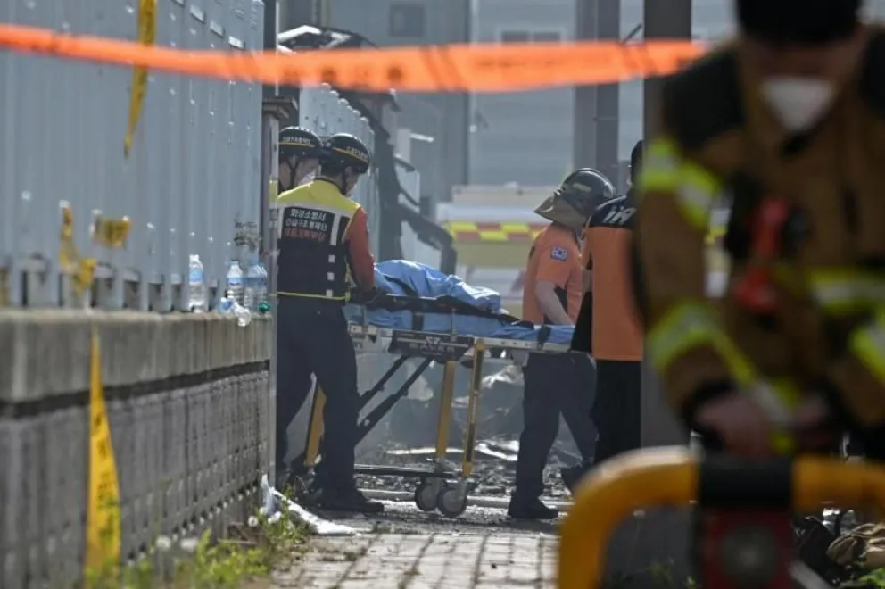 Imágenes del horror: más de 20 muertos tras el incendio de una fábrica en Corea del Sur