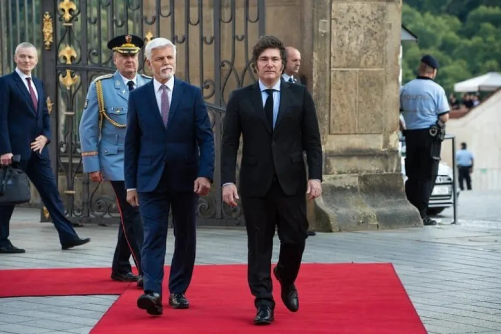 Javier Milei se reunió con el presidente de República Checa