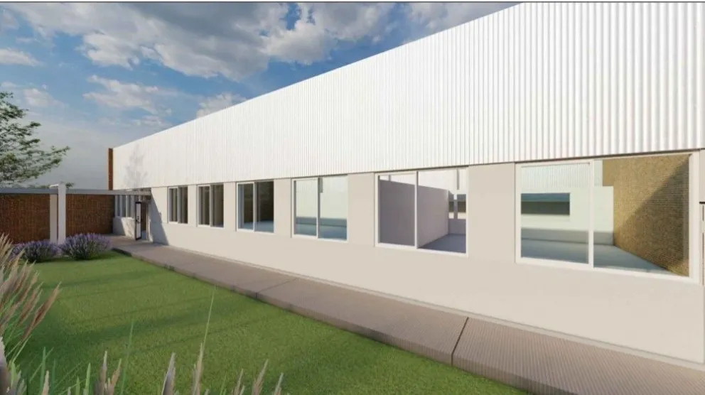 Avanza la obra del salón multipropósito de Las 1200 Viviendas 