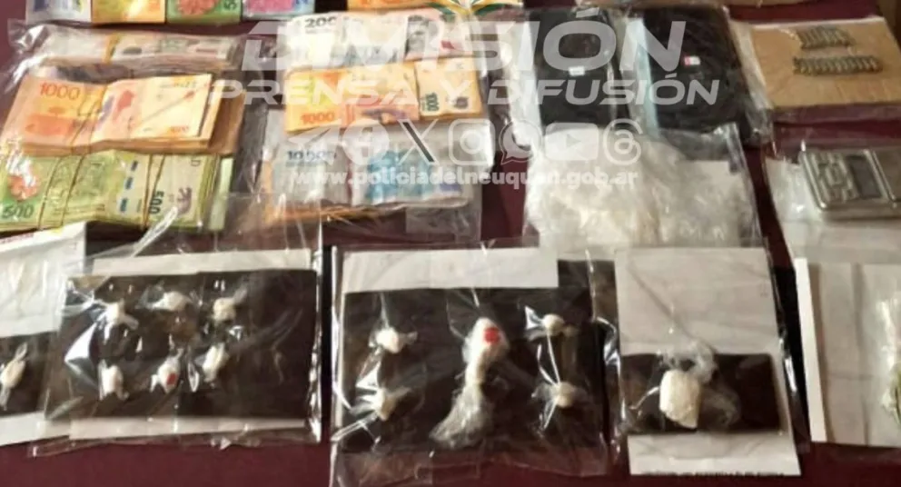 Secuestran droga, dinero y un arma de fuego a pareja narco