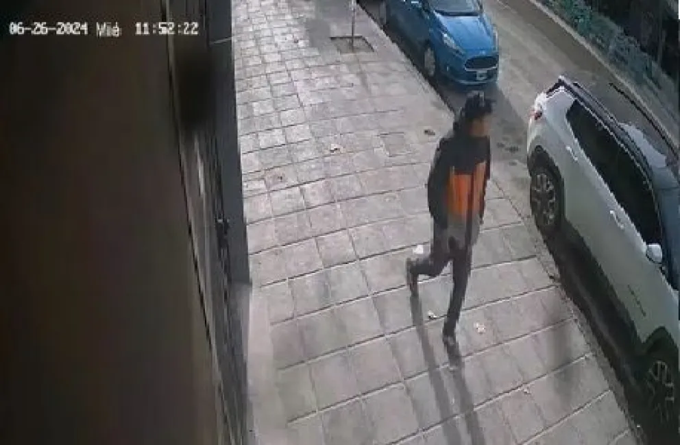 Video: Robó a plena luz del día y todo quedó grabado en las cámaras de seguridad
