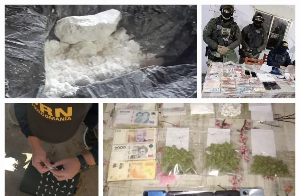 Desmantelaron otro un punto de venta de drogas en el Alto Valle