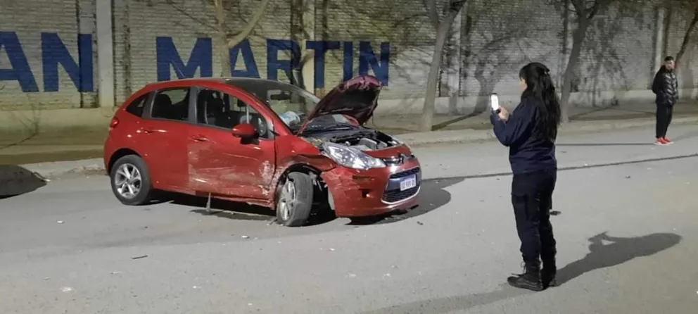 Uno de los vehículos involucrados en el triple choque había sido robado en otra ciudad