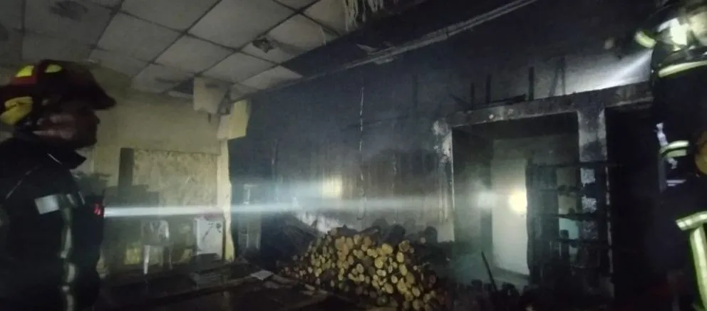 Terrible: Se incendió una iglesia en el Alto Valle