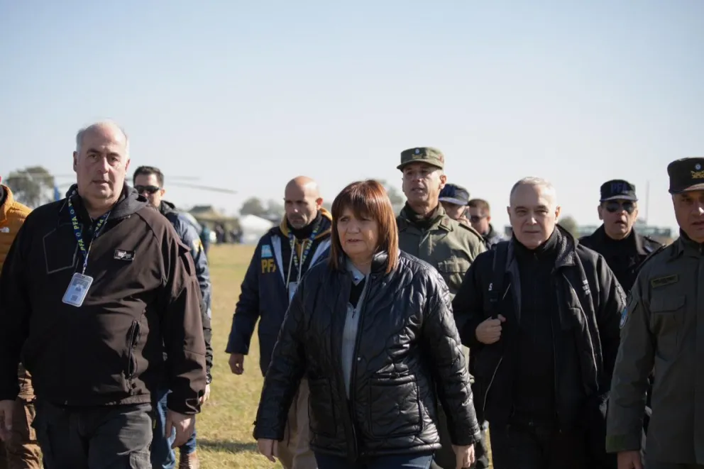Bullrich llegó a Corrientes para seguir la investigación del caso Loan 