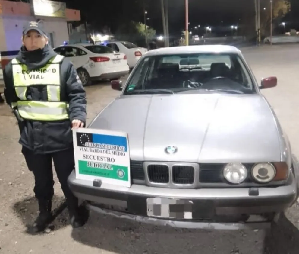 Operativo en la 151: incautan un vehículo reclamado por la justicia mendocina