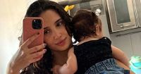Melody Luz compartió la curiosa postura que tiene su hija Venezia para tomar la leche