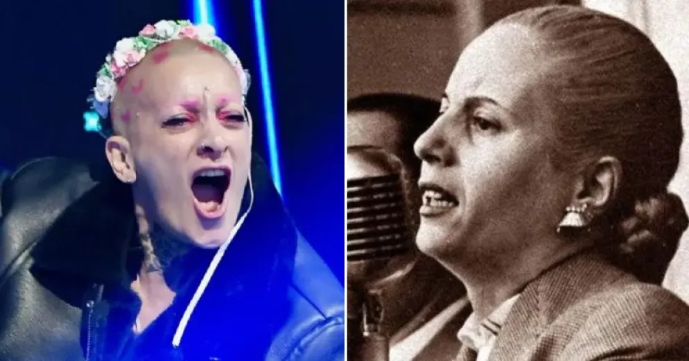 Furia Scaglione sorprendió y se comparó con Eva Perón