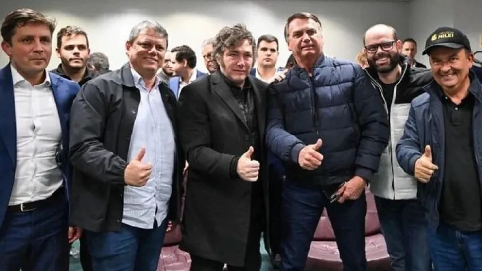 Milei se reunió con Bolsonaro, en la previa del encuentro de la derecha en Camboriú