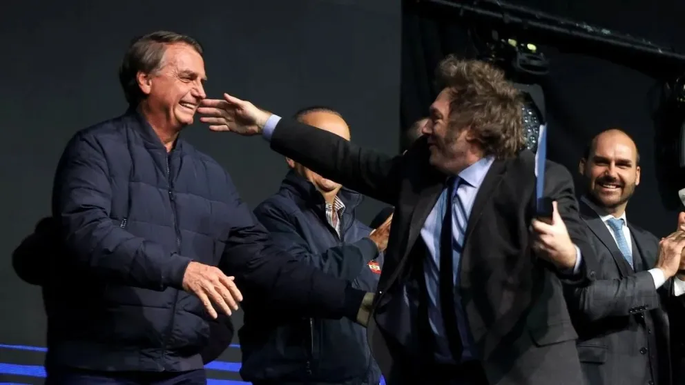 Milei se reunió con Bolsonaro y gobernadores conservadores de Brasil