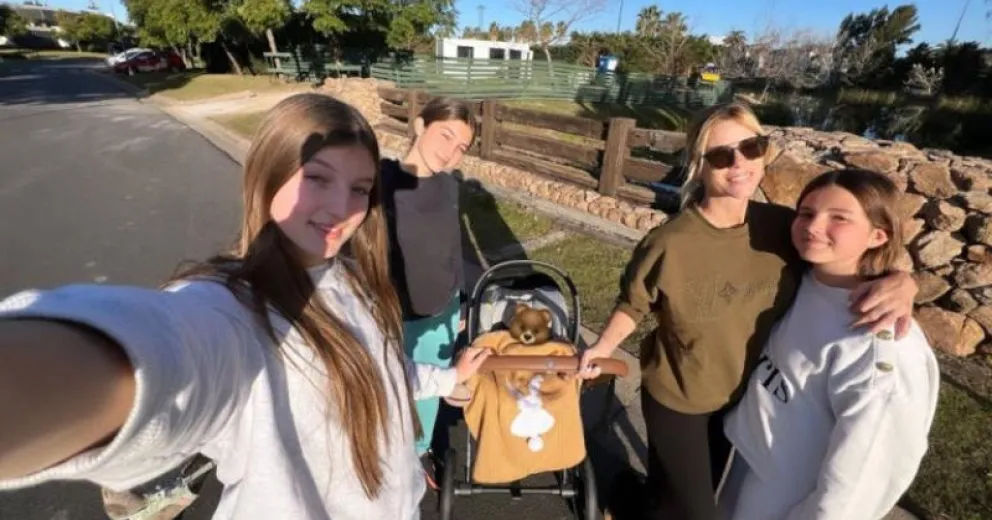 Indiana Cubero revela la cara de Cruz, el hijo de Nicole Neumann