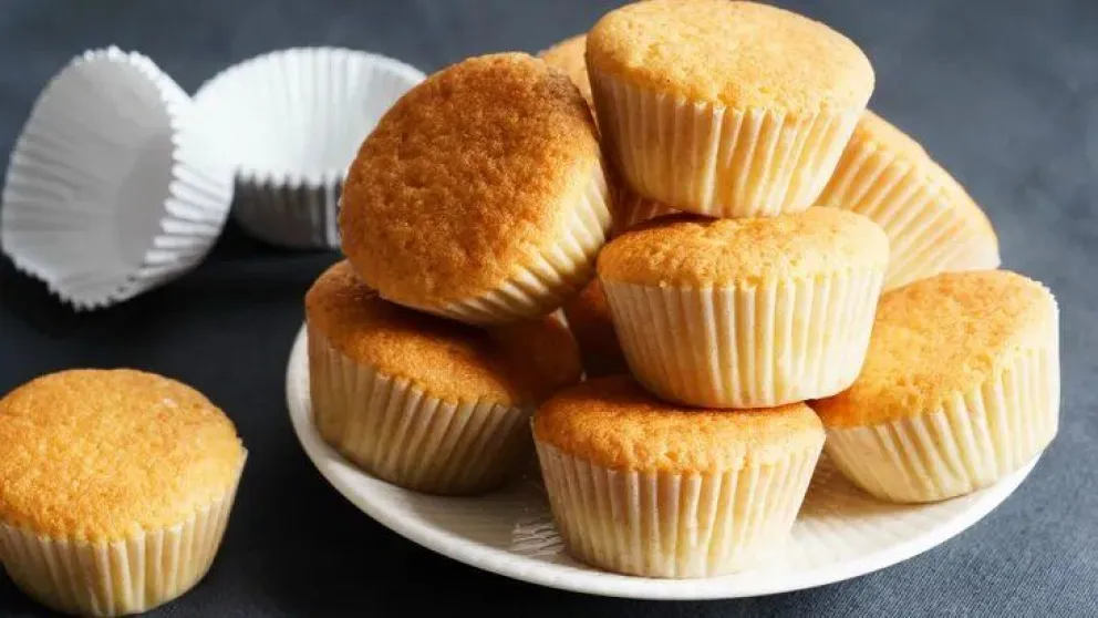 Una delicia: muffins de vainilla con licor