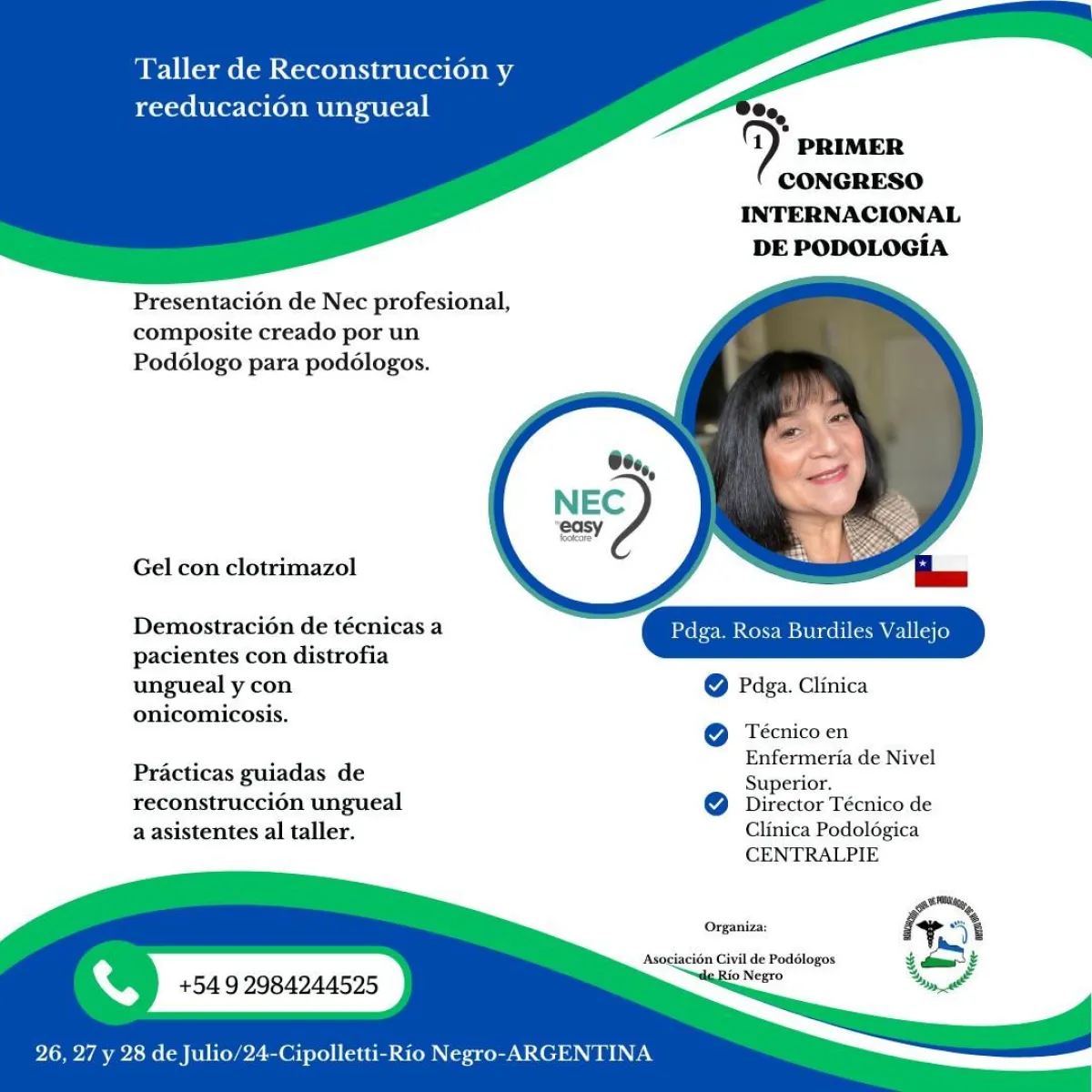 Congreso de Podolog&iacute;a en Cipolletti